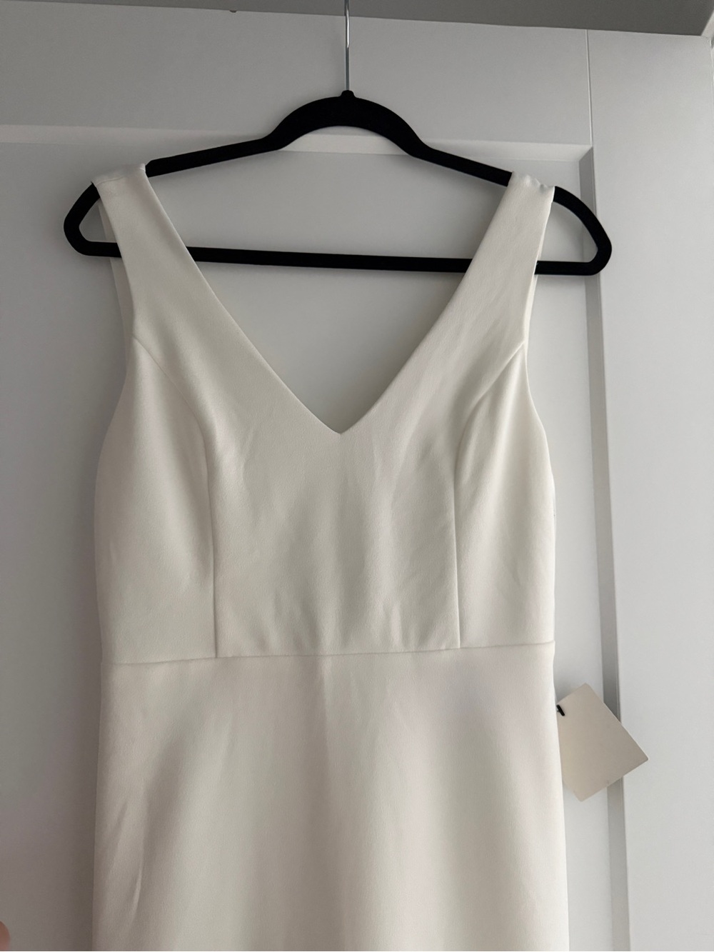 White Tie Back Gown